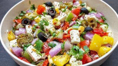 Vegi Paneer Salad (Gluten Free)