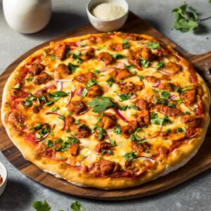 Butter Chicken Pizza