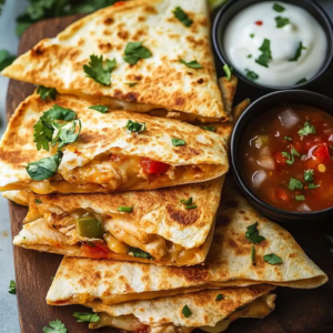 Chicken tikka quesadilla