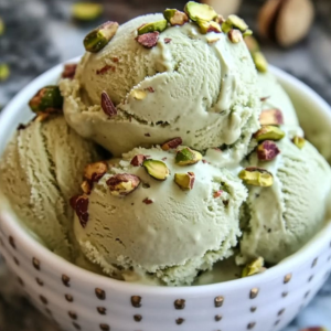 Pistachio ice-cream