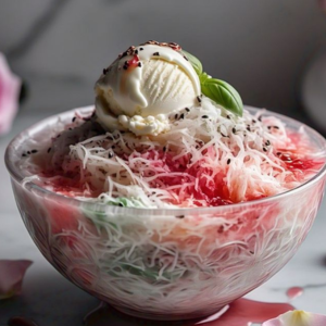 Falooda ice-cream