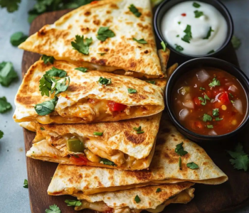 Chicken tikka quesadilla