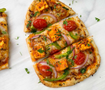 Paneer masala naan taco