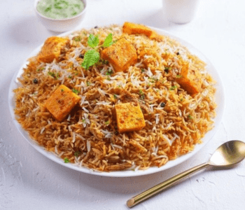 Vegetable Paneer Biryani